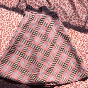 Shein plaid mini skirt XS